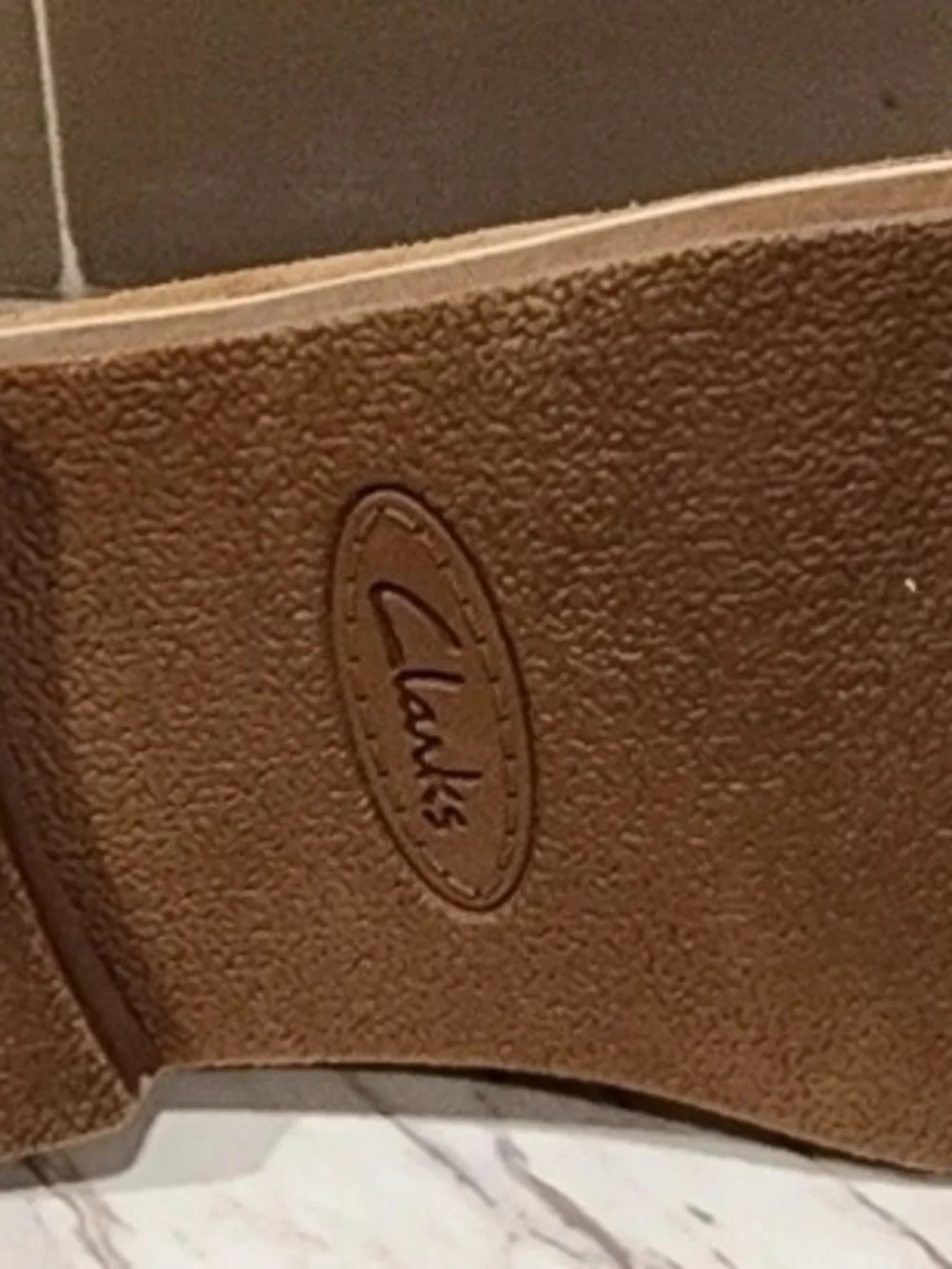 Clarks Men's Suede Like Boots in Brown Size Mens Size 13 Wide
